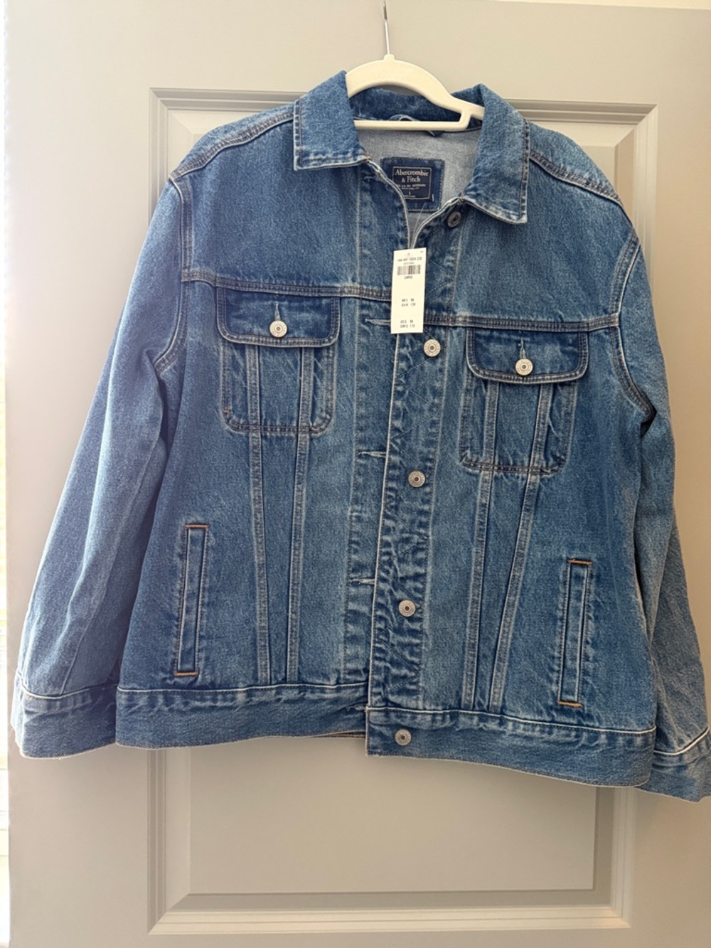 Abercrombie & Fitch Blue Denim Jean Jacket